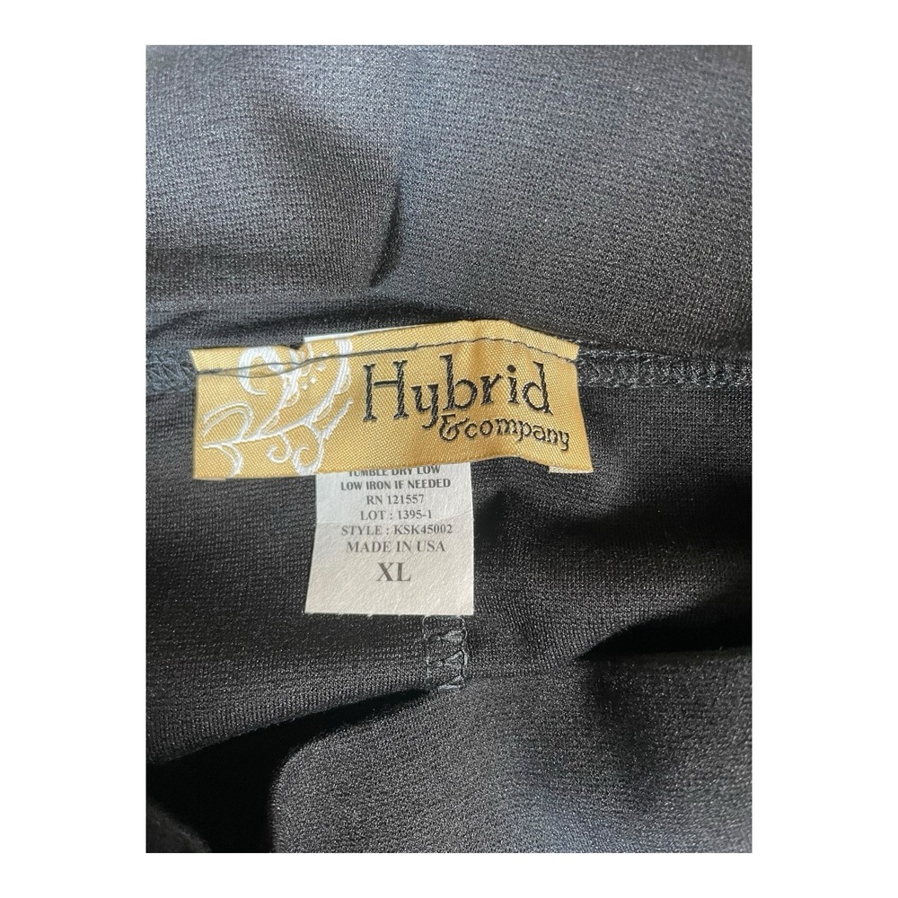 Hybrid & Company Women's Stretch Pencil Skirt Black Size Extra Large - Picture 6 of 7
